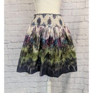 Candies Tie Dye Boho Fairy Skirt 100% cotton lined Size Juniors Med festival